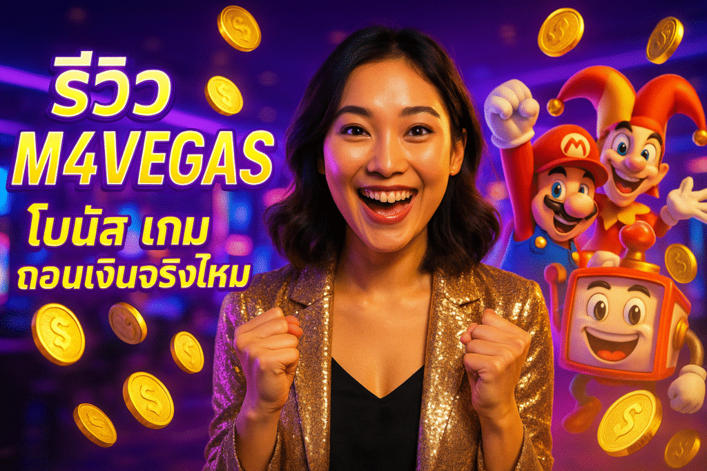 รีวิว M4VEGAS – โบนัส เกม ถอนเงินจริงไหม