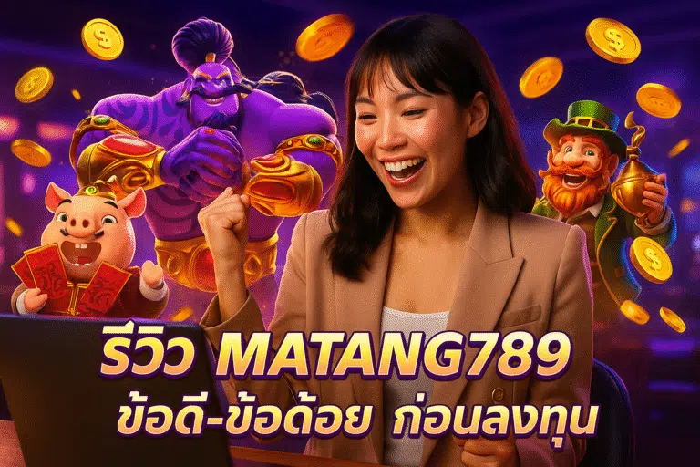 รีวิว MATANG789 – ข้อดี-ข้อด้อย ก่อนลงทุน