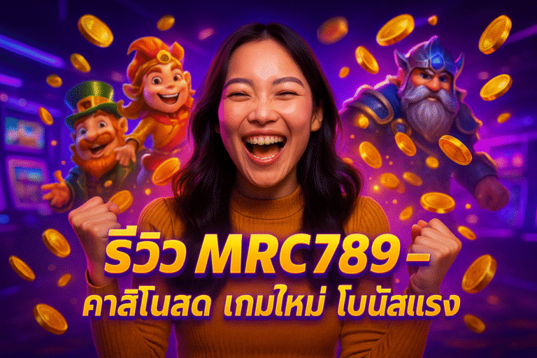 รีวิว MRC789 – คาสิโนสด เกมใหม่ โบนัสแรง