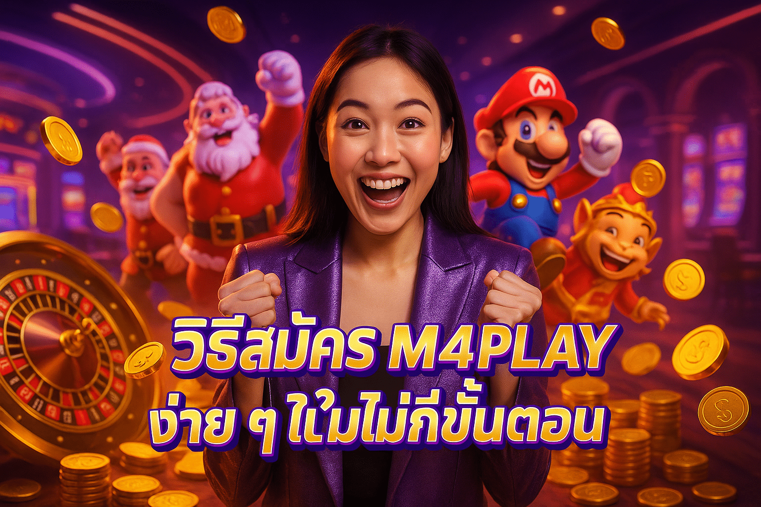 วิธีสมัคร M4PLAY ง่าย ๆ ในไม่กี่ขั้นตอน