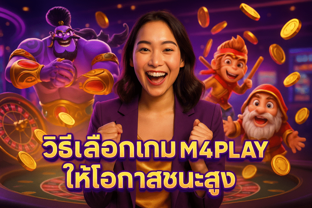 วิธีเลือกเกมใน M4PLAY ให้โอกาสชนะสูง