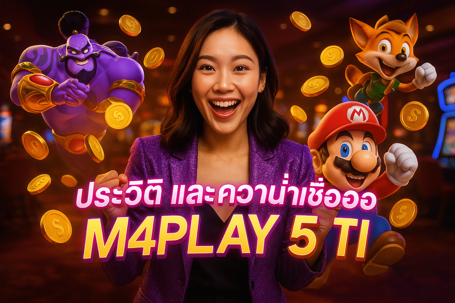 ประวัติ และ ความน่าเชื่อถือของ M4PLAY 5 ปี